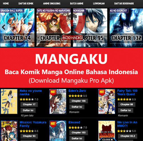 Download Mangaku Pro Apk Terbaru 2022