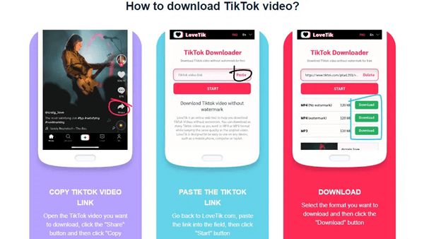Download Sound Tiktok dengan Menggunakan LoveTik