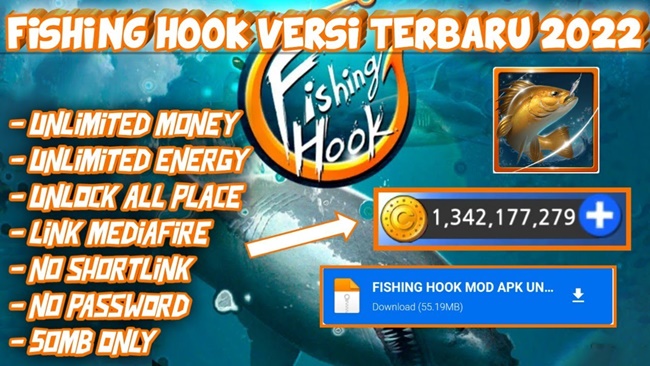 Kail Pancing Mod Apk (Unlimited Money, Coin dan Level Max)